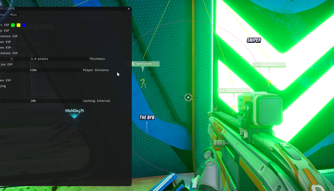 Undetected Splitgate cheat, hack, aimbot, esp